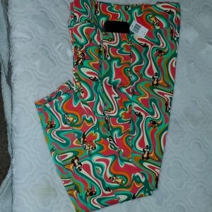 Disney Parks Chip and Dale multicolored leggings